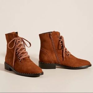Anthropologie Keane Hiker Brown Boots